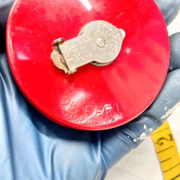 VINTAGE | 25 Ft Mechanics Pal Steel Measuring Tape Walsco - Picture 5 of 7